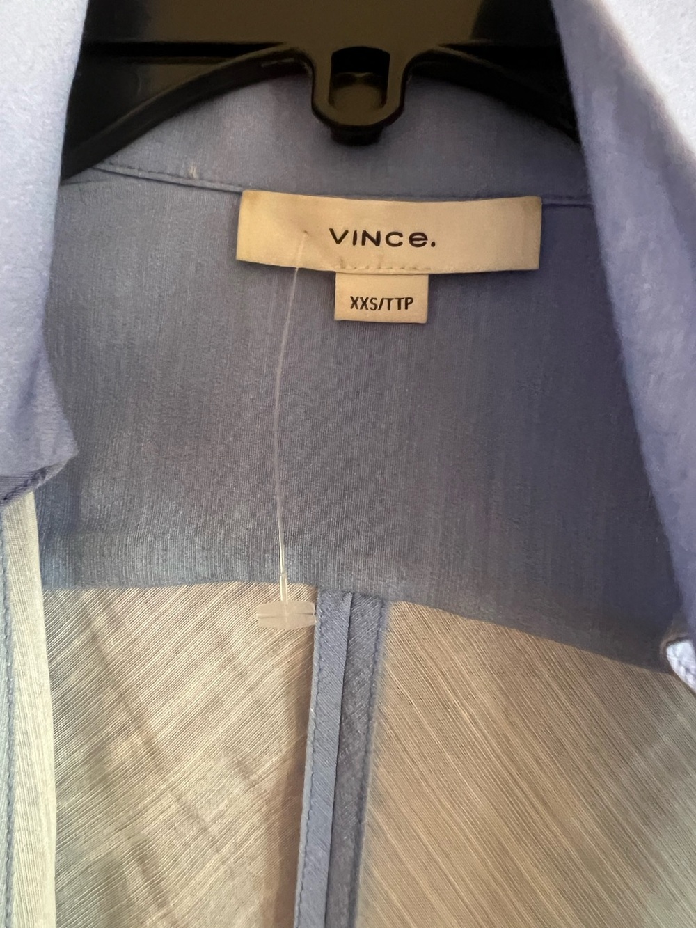 Vince Ombre Blue to Black Maxi Shirt Dress Size XXS - Picture 8 of 11